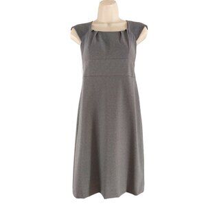 Banana Republic Gray Wool Blend Career Sheath Dress